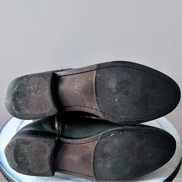 Massimo Dutti Black Pebbled Leather Women’s Knee High Riding Boots EU 37 US 6.5 - Picture 11 of 12